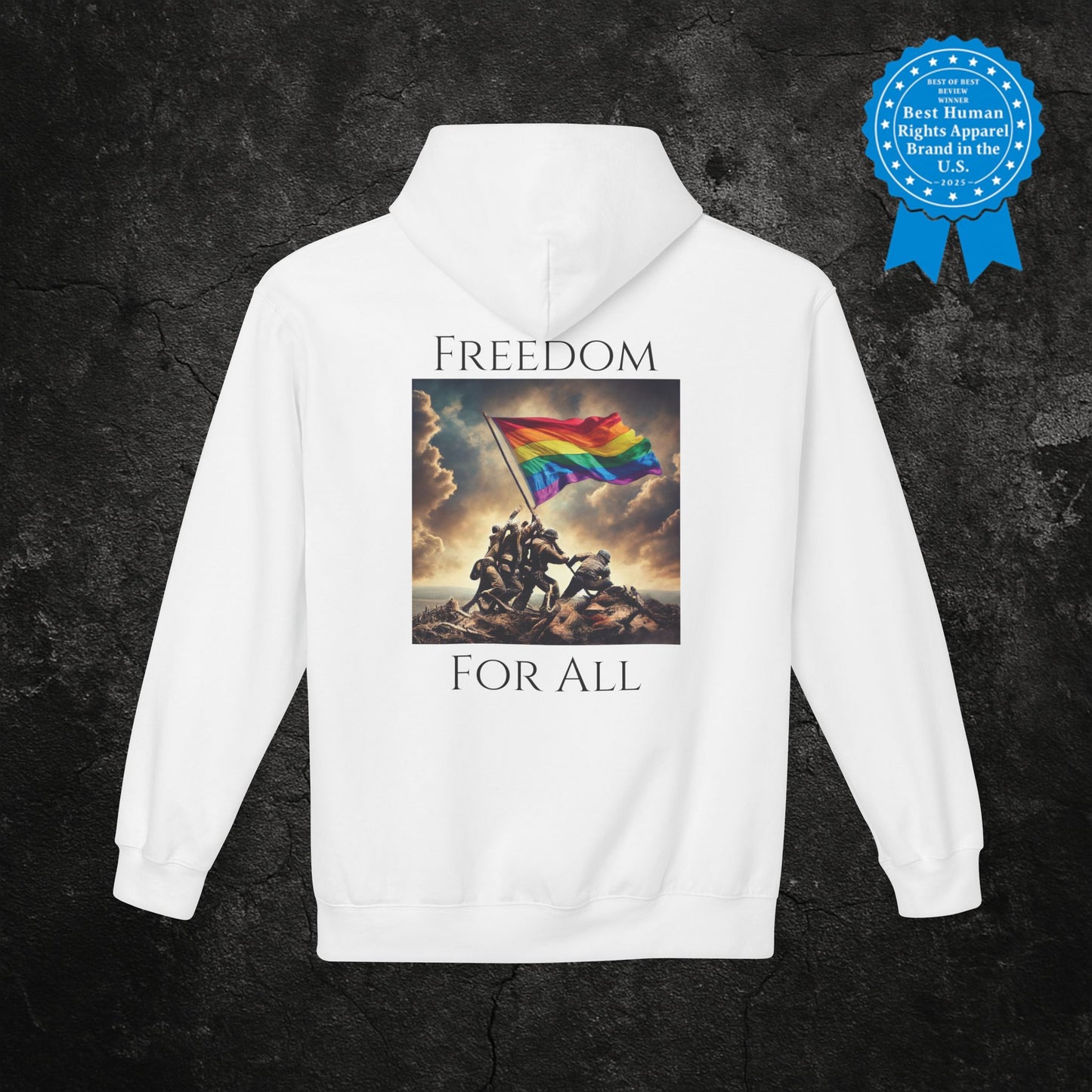 "Freedom for All" | LGBTQ+ Protest Hoodie
