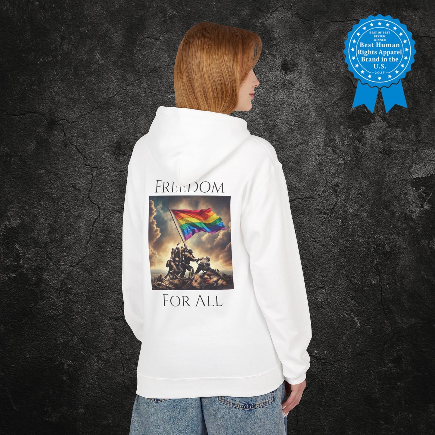 "Freedom for All" | LGBTQ+ Protest Hoodie