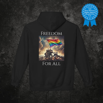 "Freedom for All" | LGBTQ+ Protest Hoodie